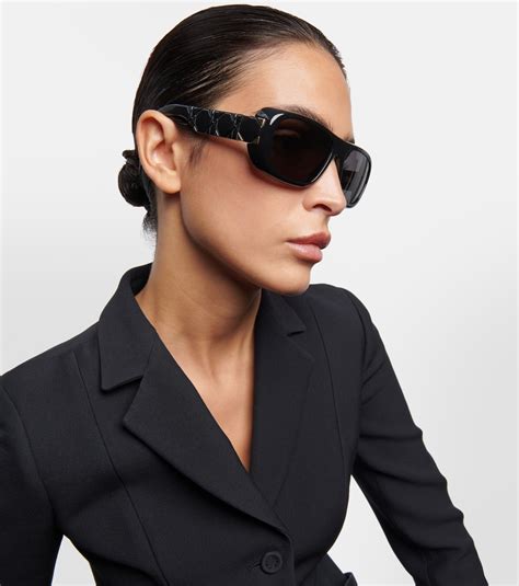 dior lady 9522 s1i|Lady 95.22 S1I square sunglasses in black .